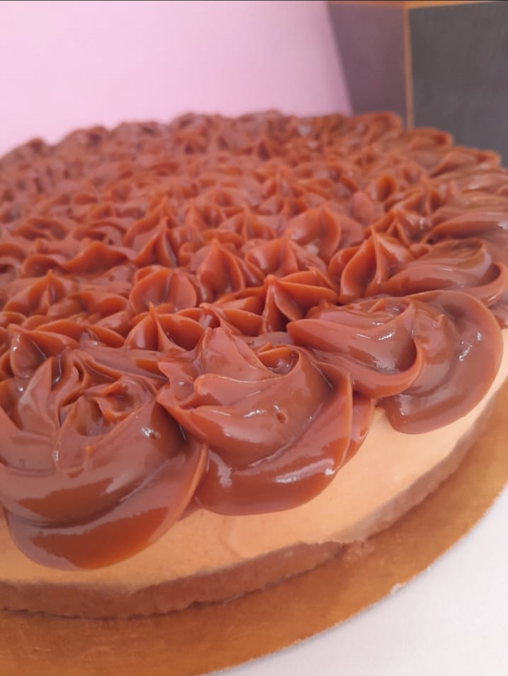 Cheesecake artesanal sabor doce de leite